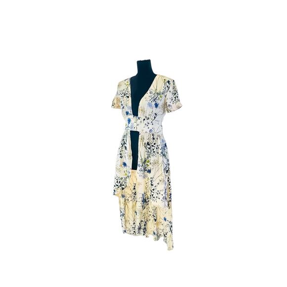 Indigo Thread Co. Floral High-Low Dress Cover - Size S - Picture 4 of 7